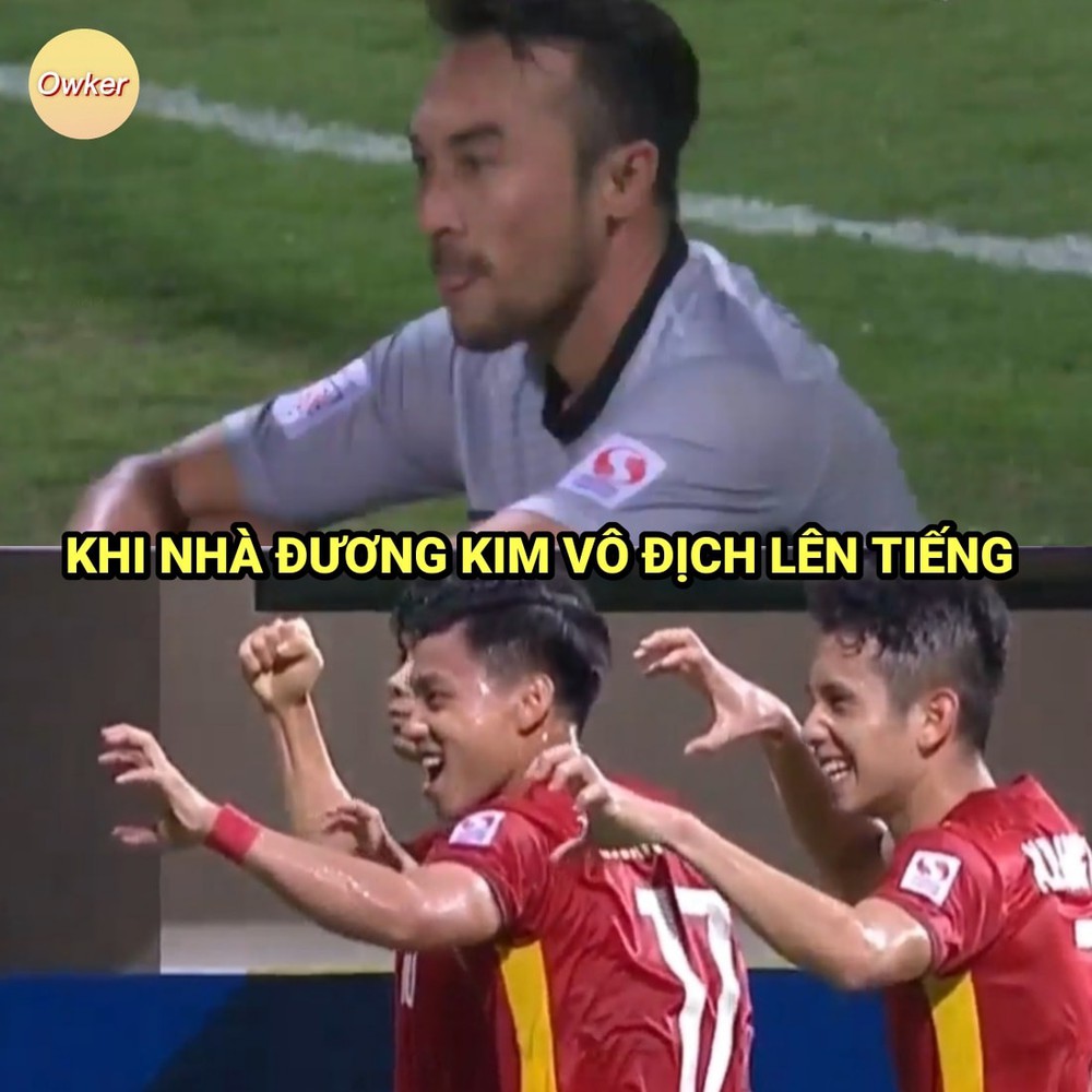 ĐT Việt Nam làm gỏi Malaysia sau 45 phút, dân mạng cười ngất vì loạt ảnh chế hài hước - Ảnh 6. ĐT Việt Nam làm gỏi Malaysia sau 45 phút, dân mạng cười ngất vì loạt ảnh chế hài hước - Ảnh 6.