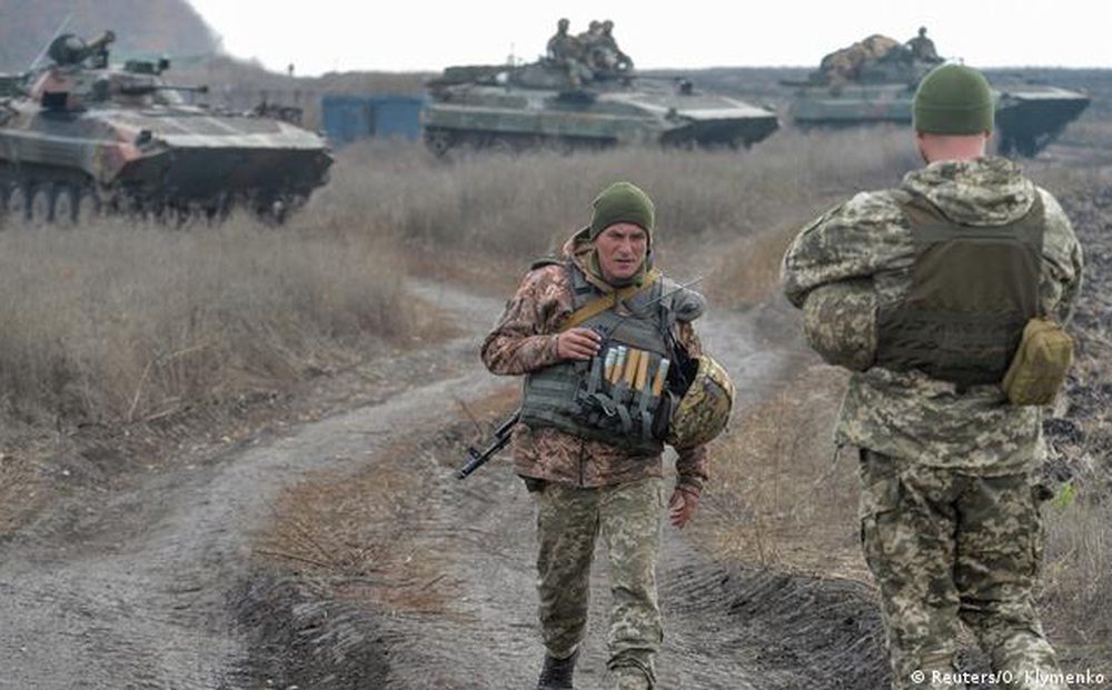 Nga nói Ukraine huy động trên 120.000 binh sĩ đồn trú ở Donbass