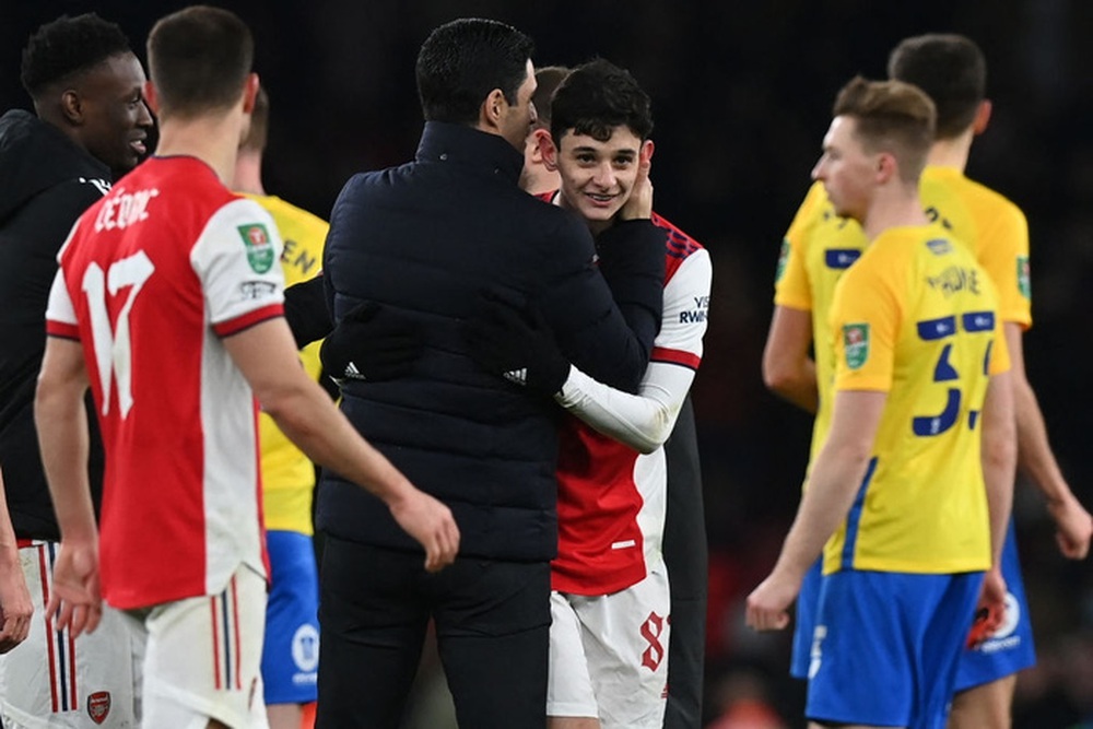 Sao trẻ lập hat-trick, Arsenal hiên ngang tiến vào vòng bán kết cúp Liên đoàn Anh - Ảnh 8.