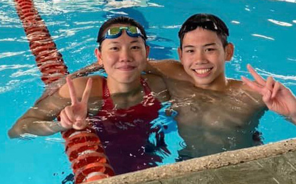 Ánh Viên cùng em trai giành 4 HCV tại giải bơi VĐQG