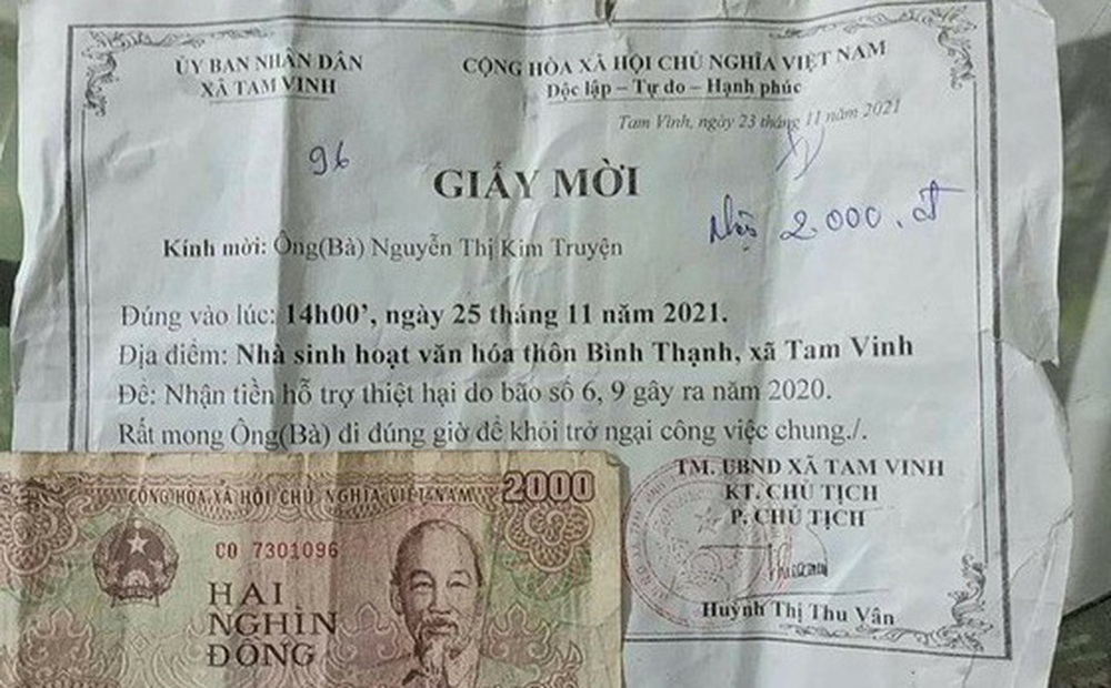 Chủ tịch Quảng Nam nói gì vụ hỗ trợ 2.000 đồng cho người bị ảnh hưởng do thiên tai?