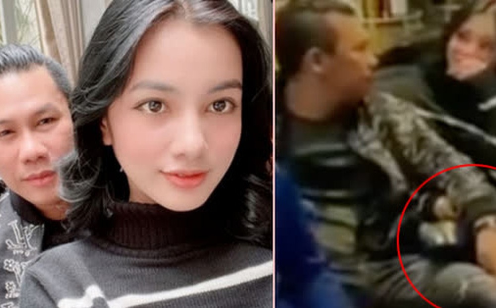 Lộ clip gái xinh An Giang 2k2 ngồi với chồng cũ Lệ Quyên, bàn tay của đại gia tiết lộ mối quan hệ đặc biệt "trên tình bạn"