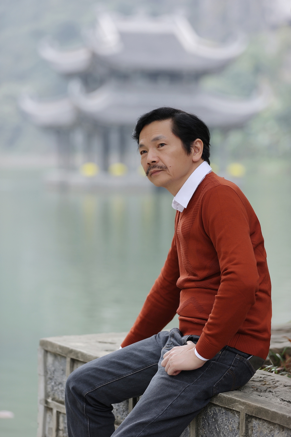 NSND Trung Anh ngồi thiền cùng con gái Bảo Thanh - Ảnh 4.