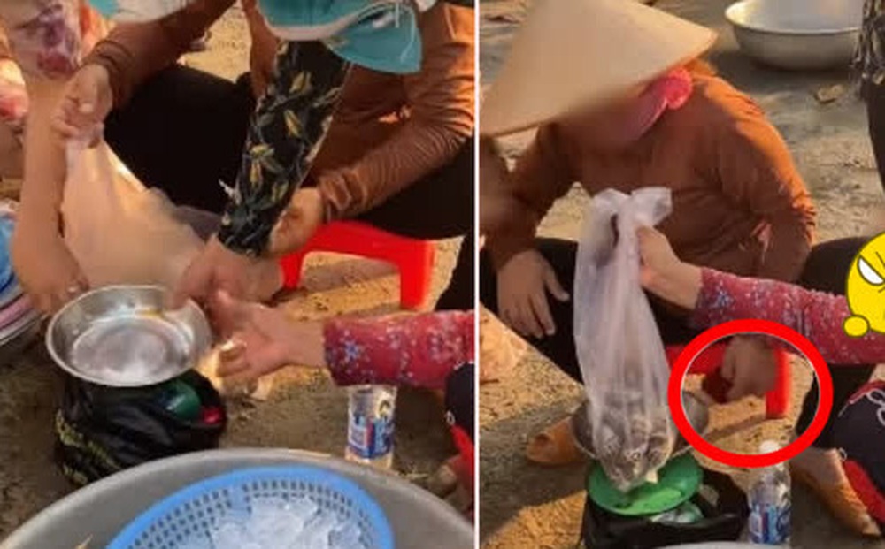 Chỉ bằng 1 chai nước suối, thanh niên đã kịp vạch mặt thủ đoạn cân điêu 'ăn 5 lạng - trả tiền 1,2kg'