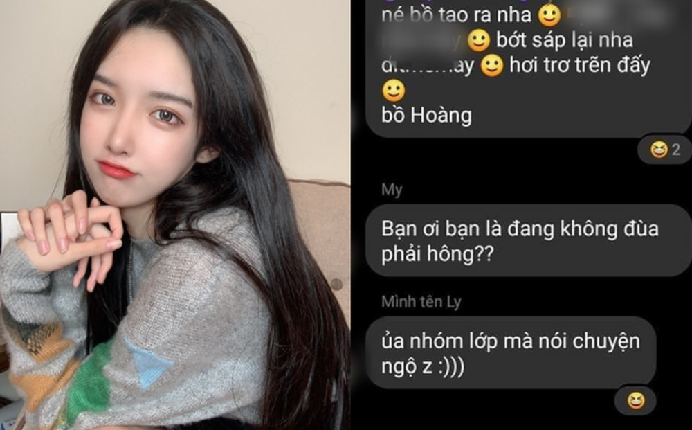 Thấy bạn học ngồi cạnh người yêu để điểm danh, cô gái vào "dằn mặt" ngay trong nhóm chat của lớp