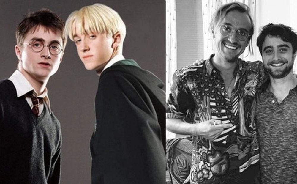Sốc nặng màn tuột dốc nhan sắc của 2 nam thần Harry Potter - Draco Malfoy: Bên râu ria dừ chát, bên trán hói đến đáng thương
