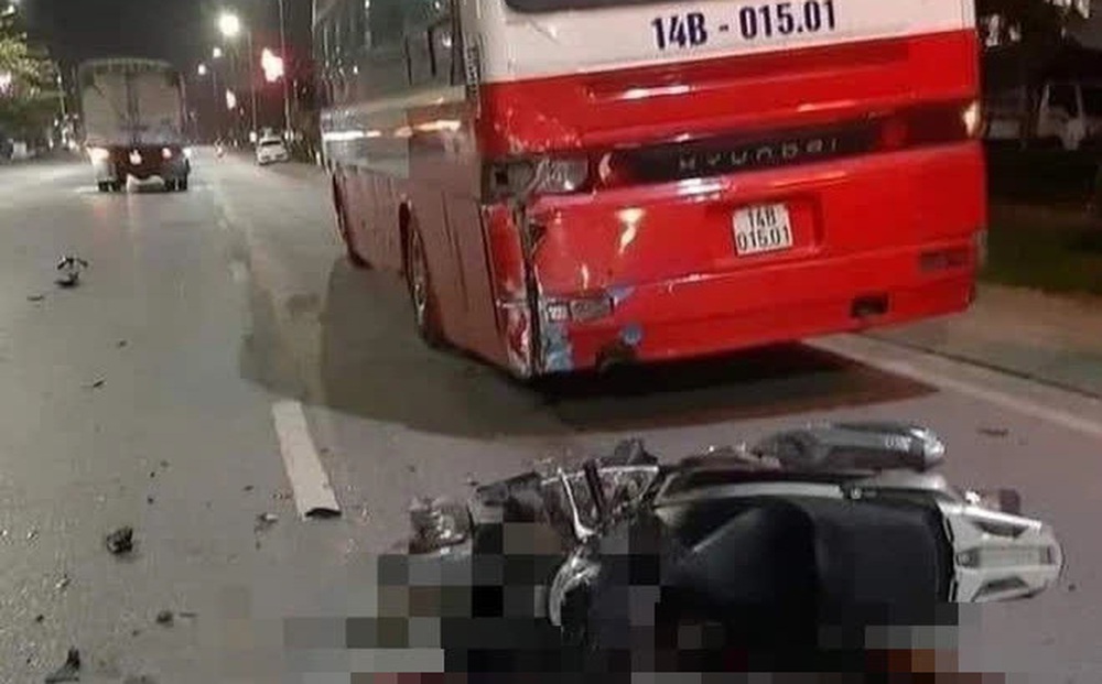 Trên đường về nhà sau khi làm nhiệm vụ, một chiến sĩ công an tử nạn