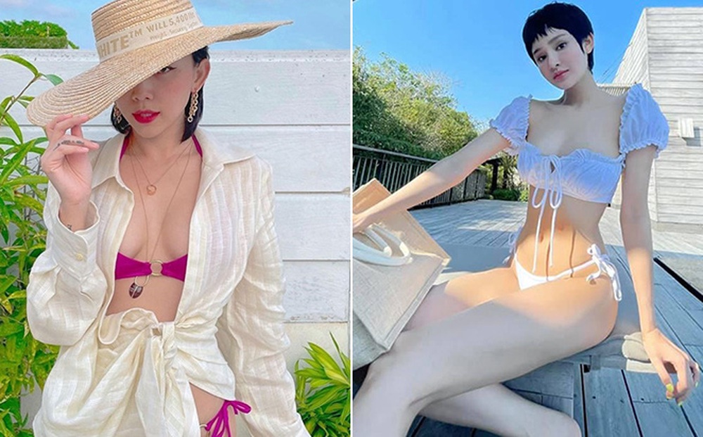 Tóc Tiên và Hiền Hồ cùng tung ảnh bikini: Ai trông hút mắt hơn?