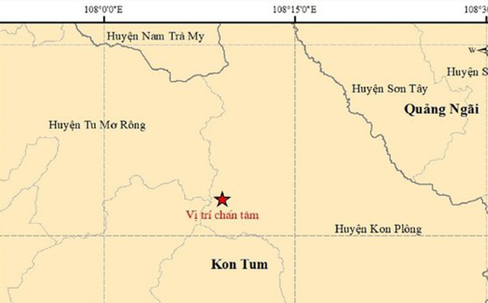 Chuyên gia lo ngại động đất liên tiếp ở Kon Tum