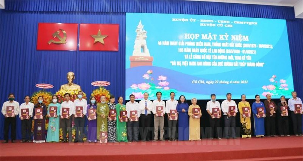 Bà nội Chủ tịch HĐND TPHCM Nguyễn Thị Lệ được đặt tên đường ở Củ Chi - Ảnh 1.