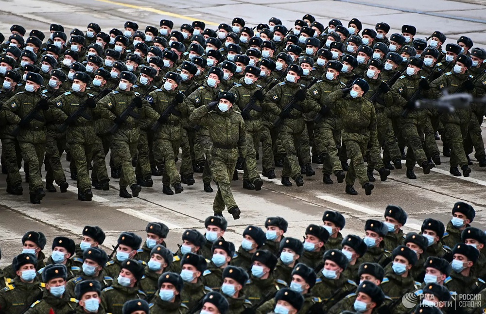 Quân đội Nga diễn tập cho Lễ duyệt binh Ngày Chiến thắng 2021 - Ảnh 11.