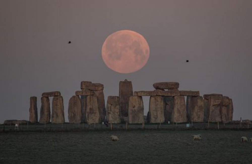 Chiêm ngưỡng chùm ảnh siêu trăng hồng tuyệt đẹp ở khắp nơi trên thế giới - Ảnh 9.