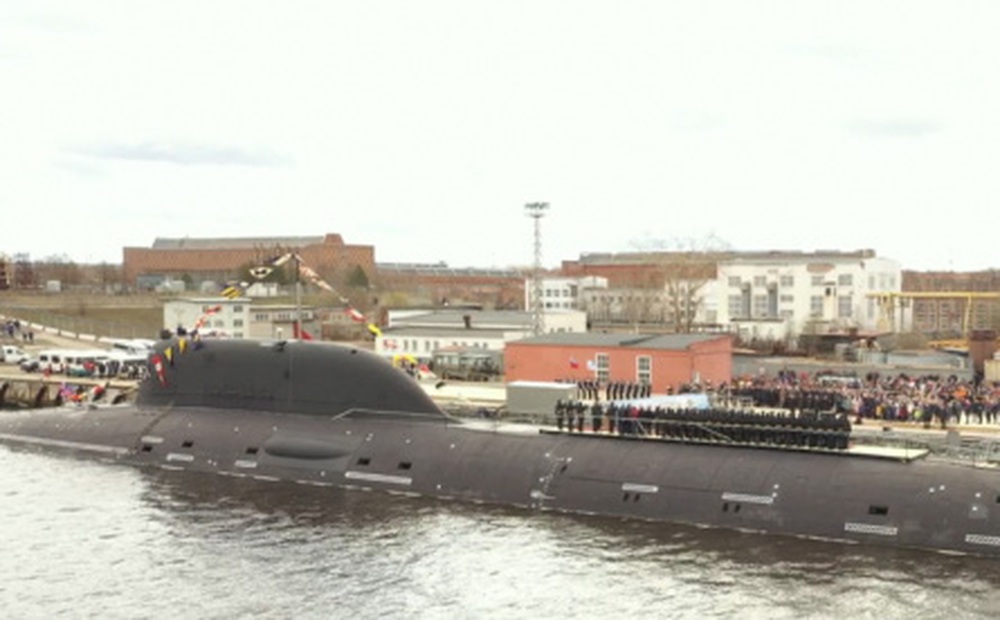 Tàu ngầm thế hệ thứ 4 Kazan chính thức gia nhập Hải quân Nga