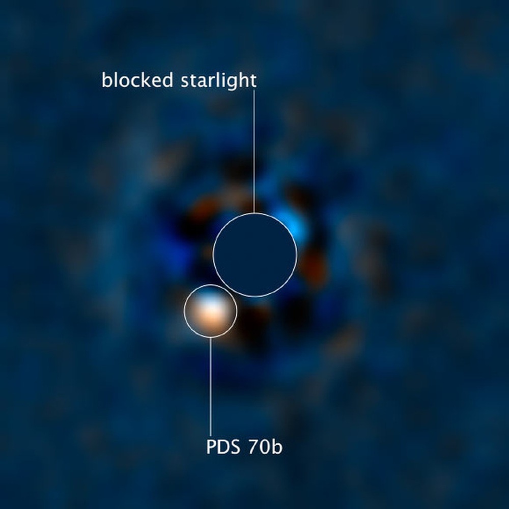 Công bố bức ảnh đầu tiên chụp trực tiếp ngoại hành tinh bằng tia UV - Ảnh 1.