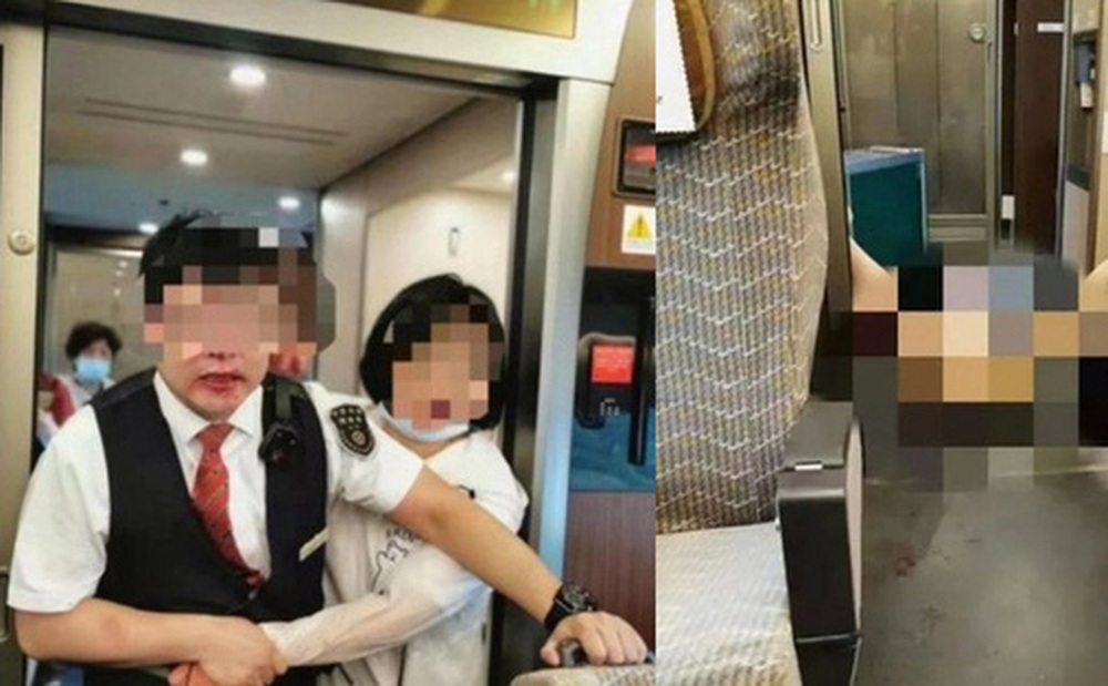 Nữ hành khách nổi điên hành hung nhân viên soát vé tàu, bất ngờ lột đồ rồi có hành động khiến người khác phải ''đỏ mặt'' quay đi