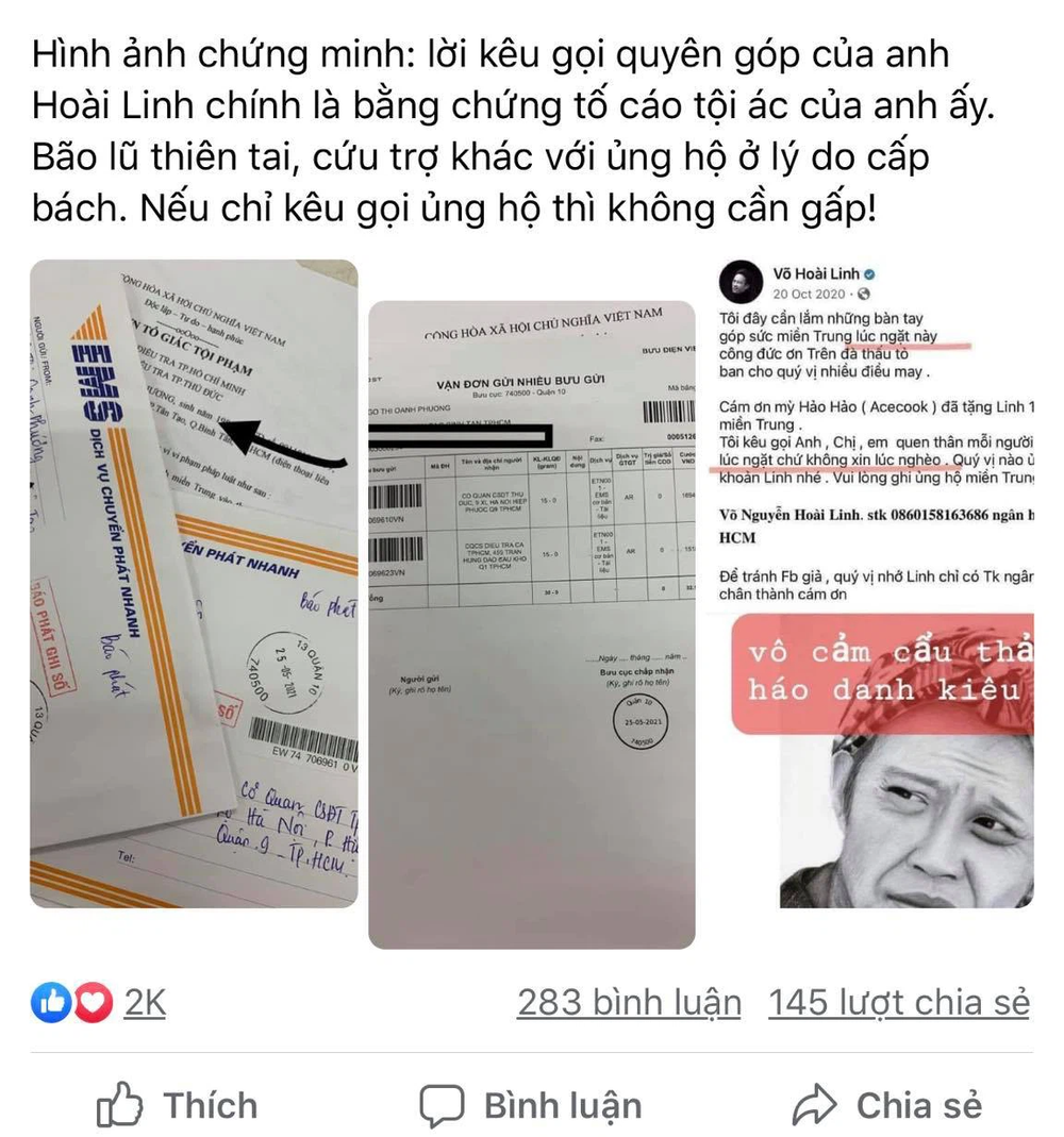 Nóng: Xôn xao tin cô gái nhận được ủy quyền của mạnh thường quân, chính thức khởi kiện nghệ sĩ Hoài Linh lừa đảo lạm dụng tín nhiệm chiếm đoạt tài sản hơn 300 triệu đồng!? - Ảnh 3.