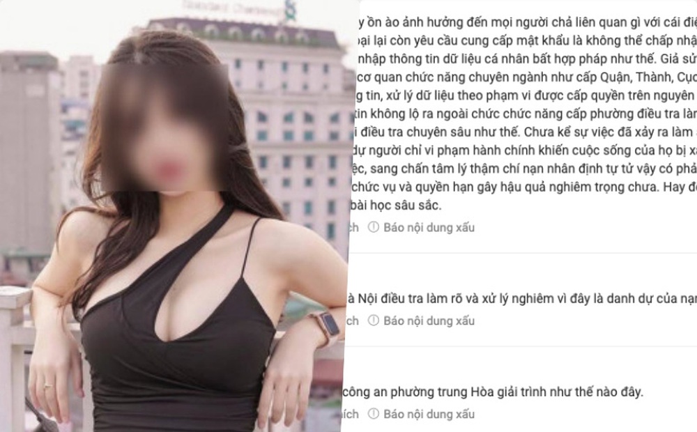 Vụ nữ diễn viên bị lộ clip "nóng": Nếu gây ồn ào mà CA phường yêu cầu nộp điện thoại là không đúng