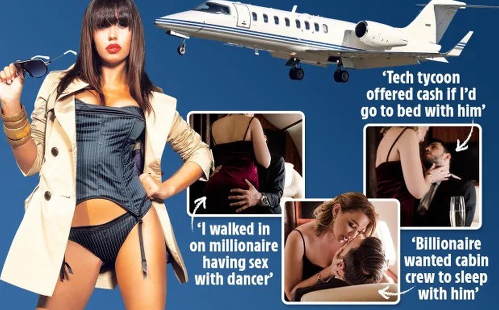 Anh: Nữ tiếp viên hàng không hé lộ góc tối bí mật của giới siêu giàu trên chuyên cơ riêng
