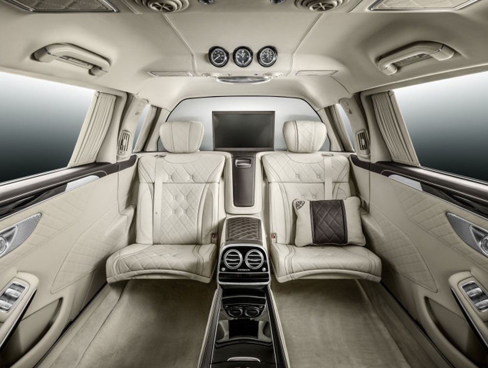 Limousine Mercedes-Maybach S600 Pullman hơn 30 tỷ đồng của Chủ tịch FLC Trịnh Văn Quyết: Hàng hiếm, nội thất sang chảnh - Ảnh 3.