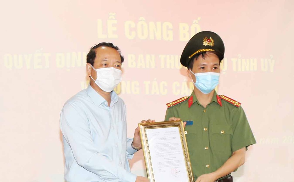Công bố quyết định chỉ định Bí thư Đảng ủy Công an tỉnh Bắc Ninh
