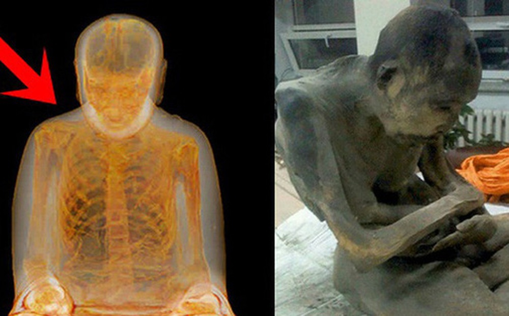 Chụp cắt lớp tượng Phật 1.000 năm tuổi, các nhà khoa học sửng sốt thấy bộ xương người rõ mồn một bên trong, chuyện kỳ quái gì đã xảy ra?