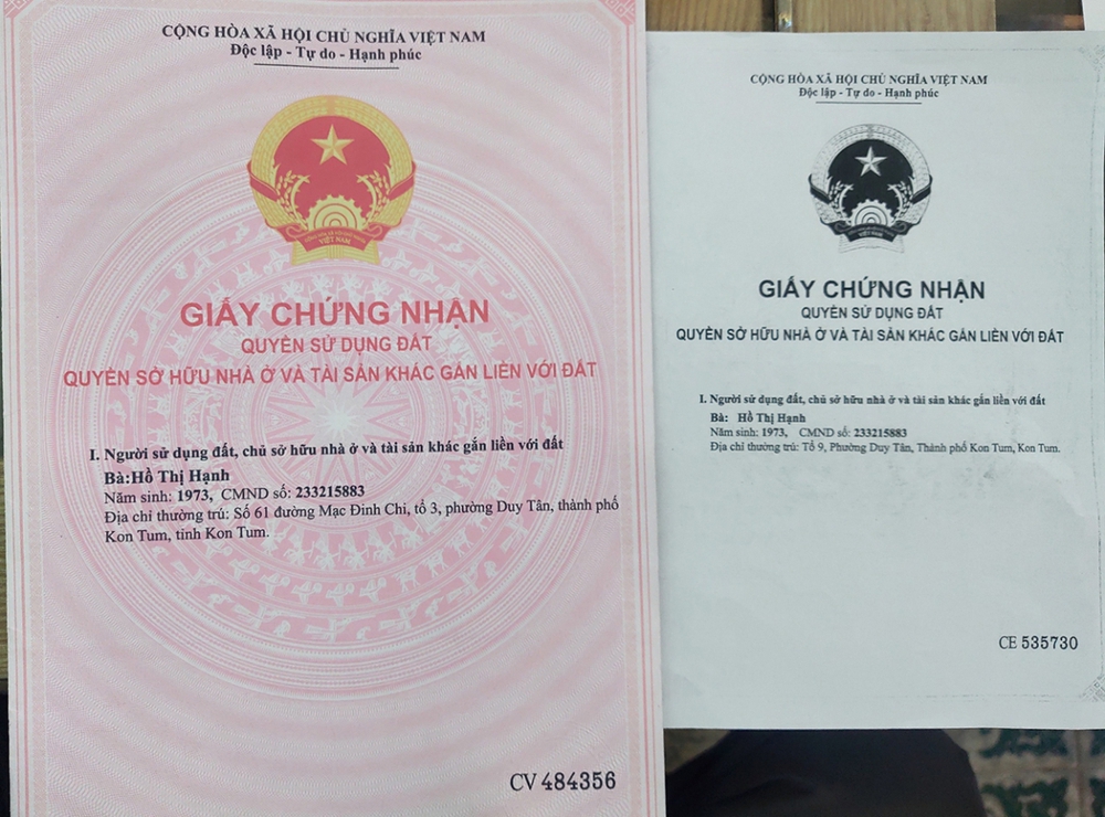 Kiến nghị điều tra hành vi làm sổ đỏ giả ở Kon Tum - Ảnh 1.