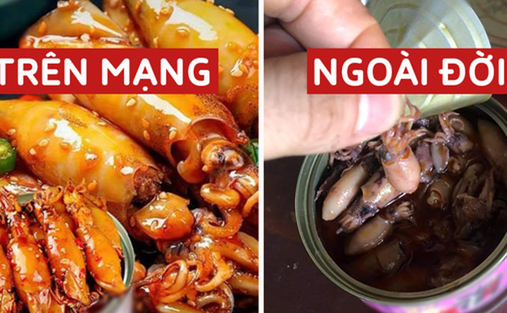 Mua đồ ăn đóng hộp Trung Quốc, cô nàng tá hoả khi thấy cảnh một trời - một vực lúc mở ra: Dân mạng lại nghi ngờ ở điểm này