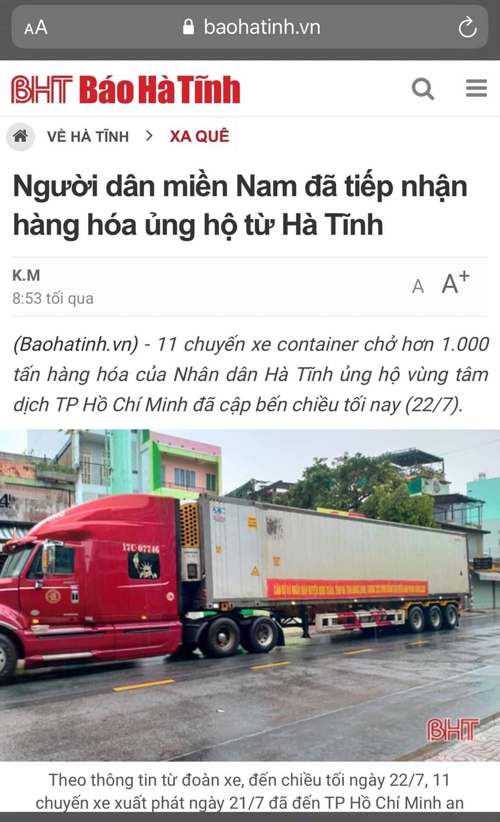 Ca sĩ Thủy Tiên lại bị mắng nhận vơ 1.000 tấn thực phẩm người Hà Tĩnh gửi tặng Sài Gòn vì dòng status ỡm ờ - Ảnh 5. Ca sĩ Thủy Tiên lại bị mắng nhận vơ 1.000 tấn thực phẩm người Hà Tĩnh gửi tặng Sài Gòn vì dòng status ỡm ờ - Ảnh 5.