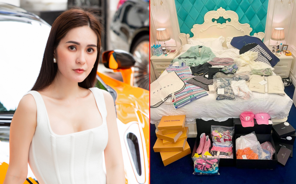 Nghe tin cách ly, nữ đại gia ở biệt thự 200 tỷ hối ship cả núi đồ hiệu đến để mặc ở... nhà: Giàu gì dữ trời!