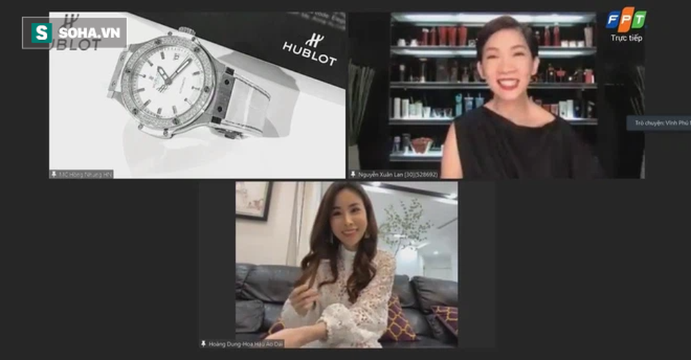 Kịch tính từng phút ở phiên đấu giá đồng hồ HUBLOT của BTV Ngọc Trinh: Hoa hậu Hương Giang chốt giá 900 triệu đồng - Ảnh 2.