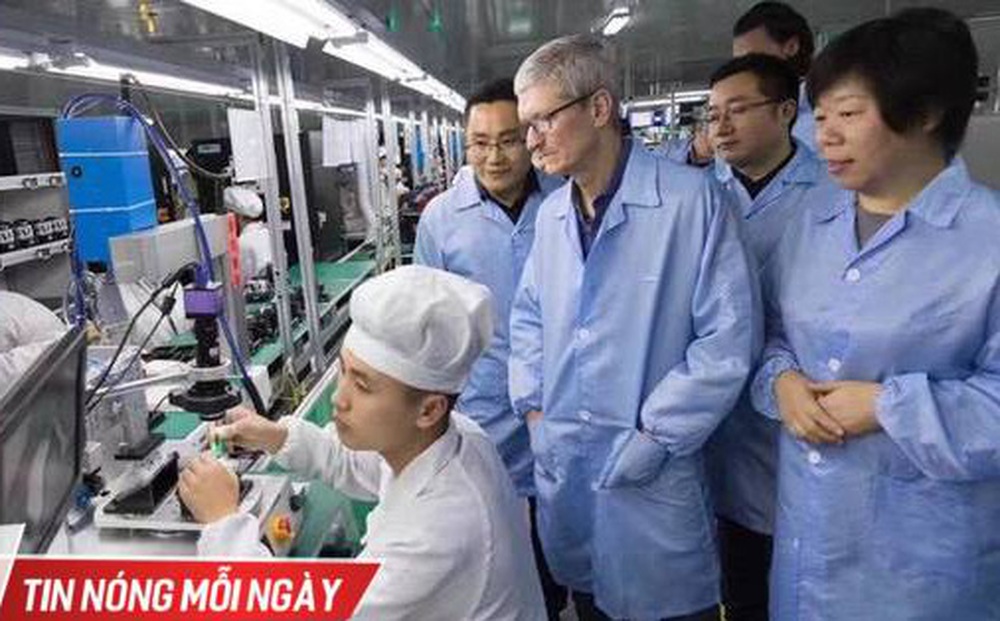 Apple hoãn kế hoạch rời chuỗi cung ứng khỏi Trung Quốc