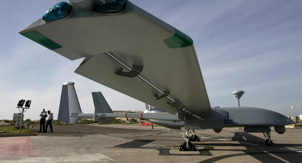 Heron unmanned aerial vehicle (UAV) of the Israeli Army.