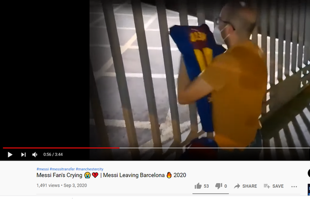 Sự thật về đoạn video fan Barca gục khóc vì Messi ra đi - Ảnh 2.