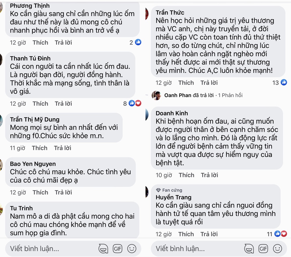 Xúc động cảnh 2 vợ chồng mắc Covid-19 ngồi trên giường bệnh, dựa lưng vào nhau để cùng tập từng nhịp thở - Ảnh 2.