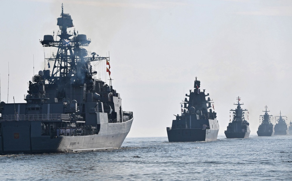 Tàu chiến Nga bắt đầu tập trận bắn đạn thật ở Biển Đen