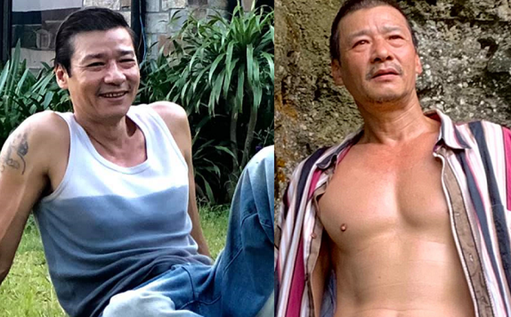 Ở tuổi U60, tài tử Võ Hoài Nam vẫn sở hữu thân hình vạm vỡ không thua các gymmer