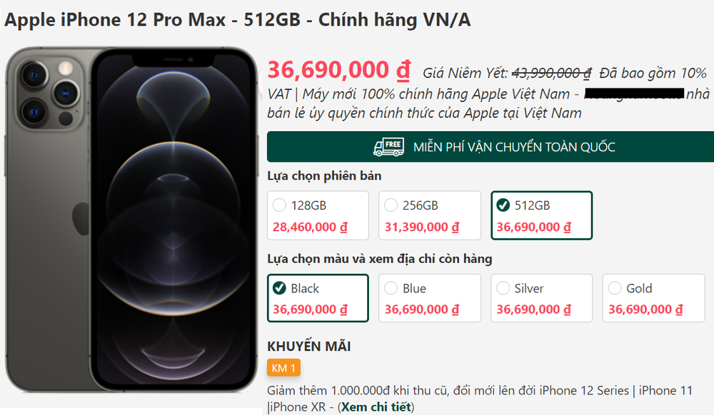 iPhone 12 Pro Max giảm giá tiền triệu, điện thoại giá rẻ sập sàn còn 2,5 triệu  - Ảnh 1.