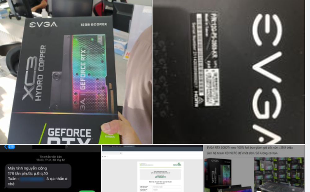 Hàng loạt card đồ họa GeForce RTX 30 series bị cướp của EVGA bất ngờ xuất hiện tại Việt Nam