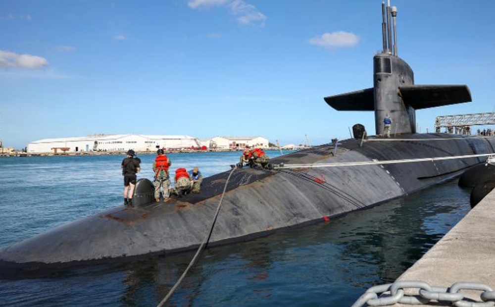 Tàu ngầm hạt nhân uy lực của Hải quân Mỹ bất ngờ xuất hiện ở Guam