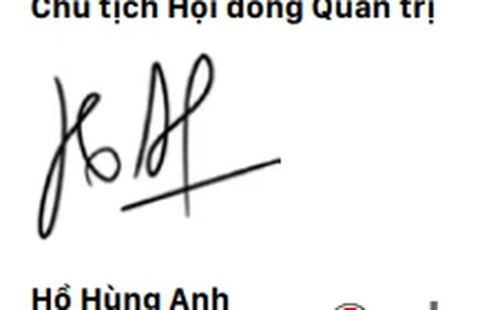 Soi chữ ký - đoán tính cách của Chủ tịch Techcombank Hồ Hùng Anh và Chủ tịch VPBank Ngô Chí Dũng: Nét chữ to rõ ràng thể hiện sự cởi mở, tự tin và tham vọng