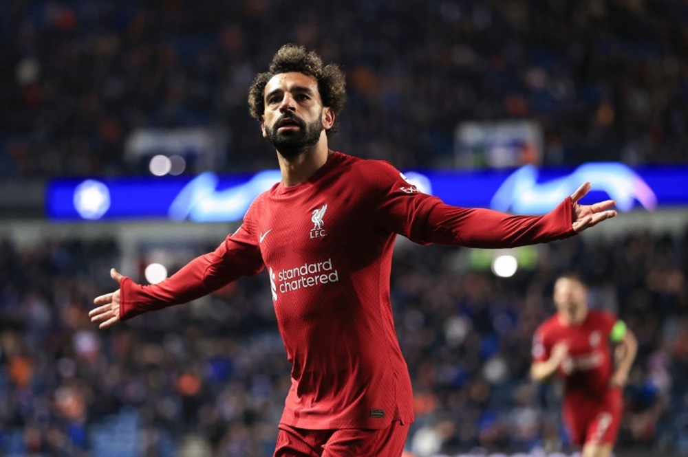 Salah ghi hattrick nhanh kỷ lục, Liverpool vùi dập Rangers - Ảnh 1.