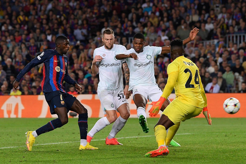 Barcelona 3-3 Inter: Lewandowski lập hat-trick, Barca vẫn lâm nguy - Ảnh 1. Barcelona 3-3 Inter: Lewandowski lập hat-trick, Barca vẫn lâm nguy - Ảnh 1.