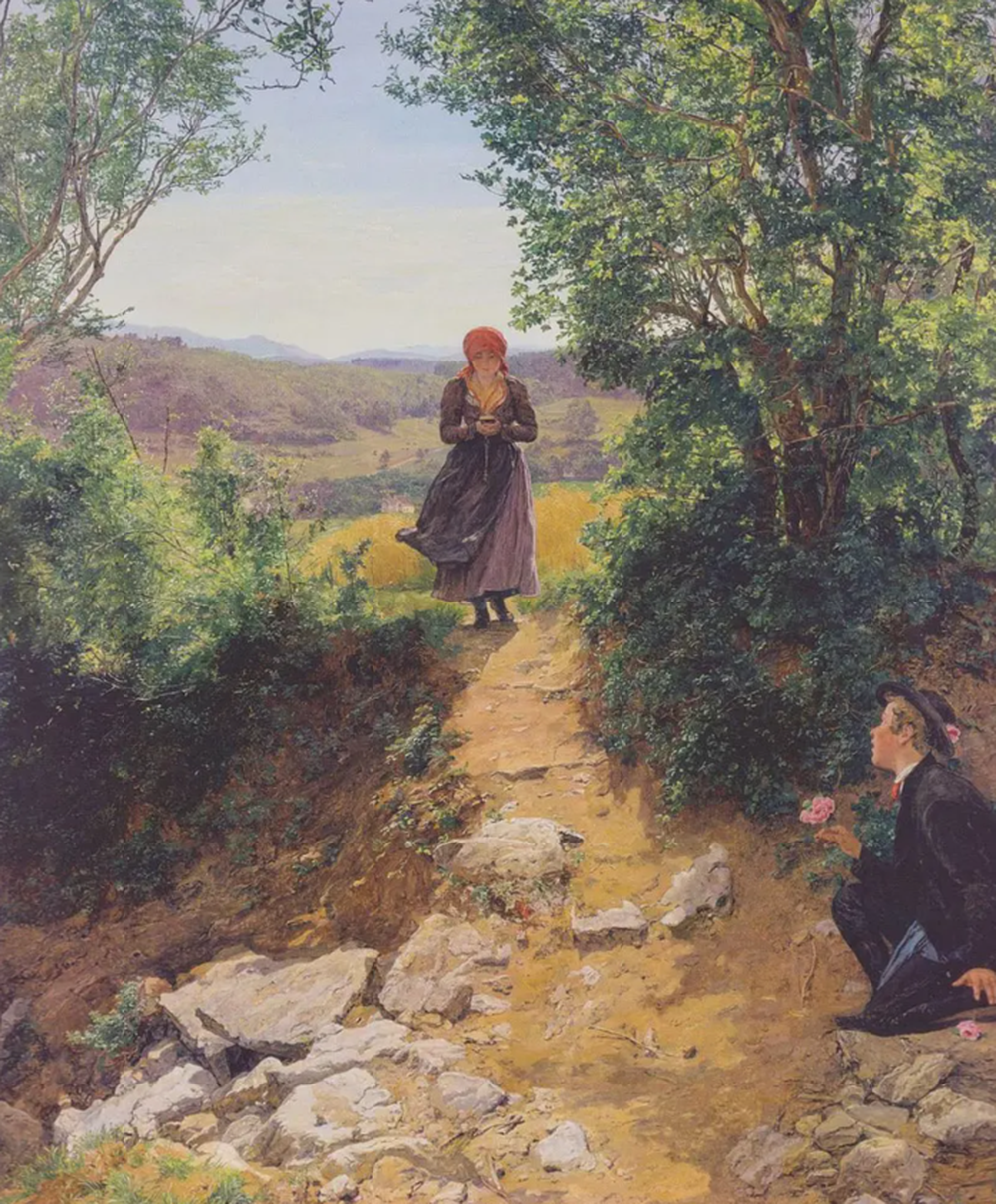 Sự thật đằng sau bức tranh từ năm 1860 vẽ cô gái trông như đang cầm iPhone - Ảnh 1.