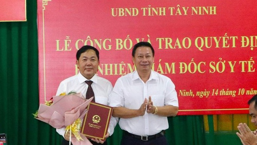 Vì sao Tây Ninh điều chuyển người từ ngành văn hóa – thể thao làm giám đốc Sở Y tế?