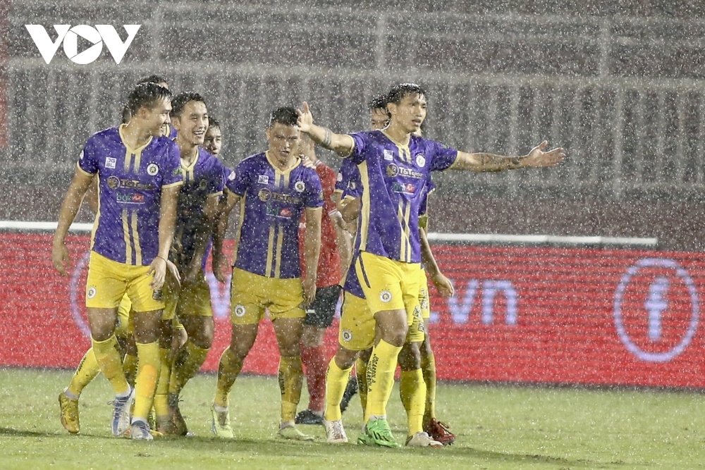 Kết quả vòng 20 V-League 2022: Hà Nội FC giành chiến thắng 6-0 trước TPHCM - Ảnh 1.
