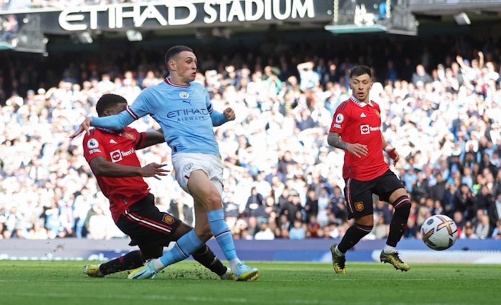 Trực tiếp bóng đá Man City 6-2 Man Utd vòng 9 Ngoại hạng Anh - Ảnh 1.