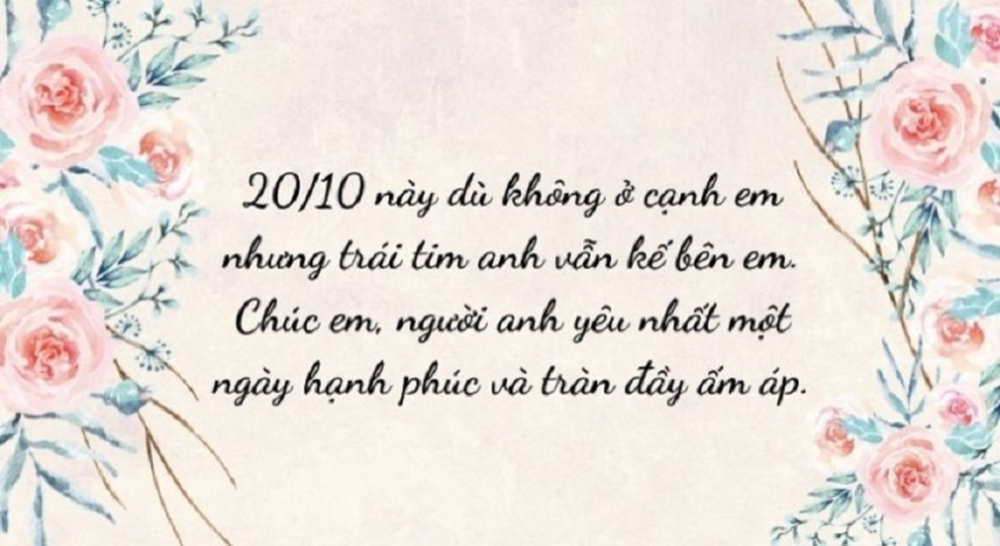 Lời chúc 20/10 hay và ý nghĩa dành cho người phụ nữ bạn yêu thương - Ảnh 5.