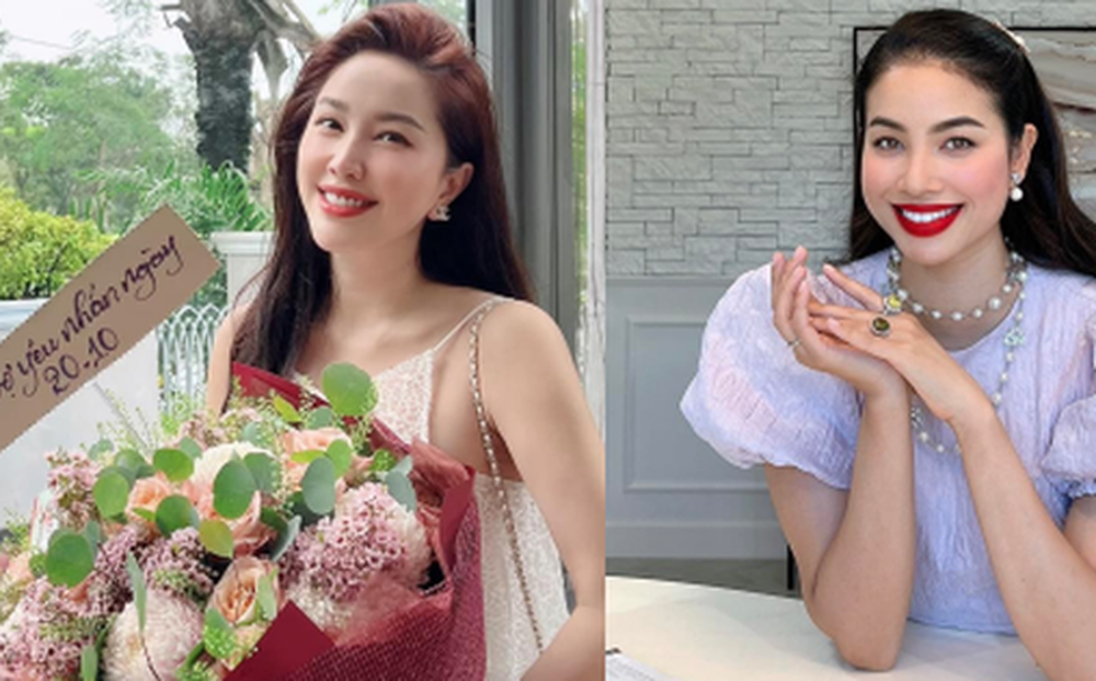 Dàn sao Việt ngày 20/10: Phạm Hương rạng rỡ, hội mỹ nhân thi nhau khoe quà
