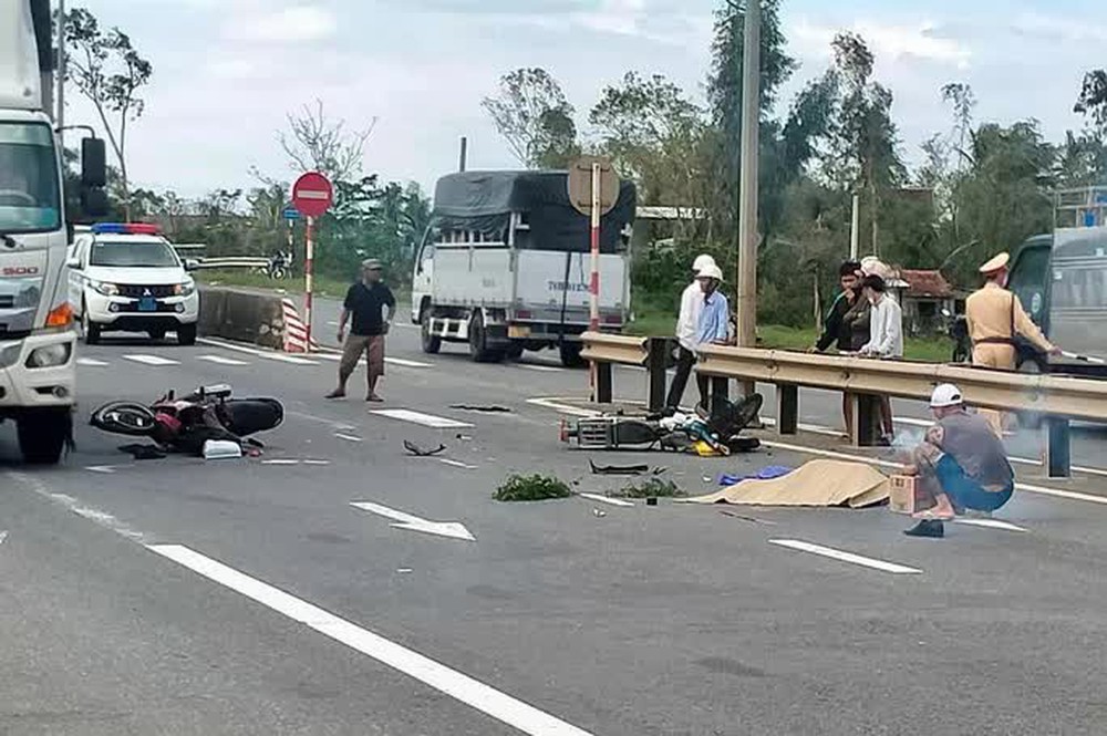 Va chạm xe máy, cụ ông ở Quảng Nam chết thương tâm