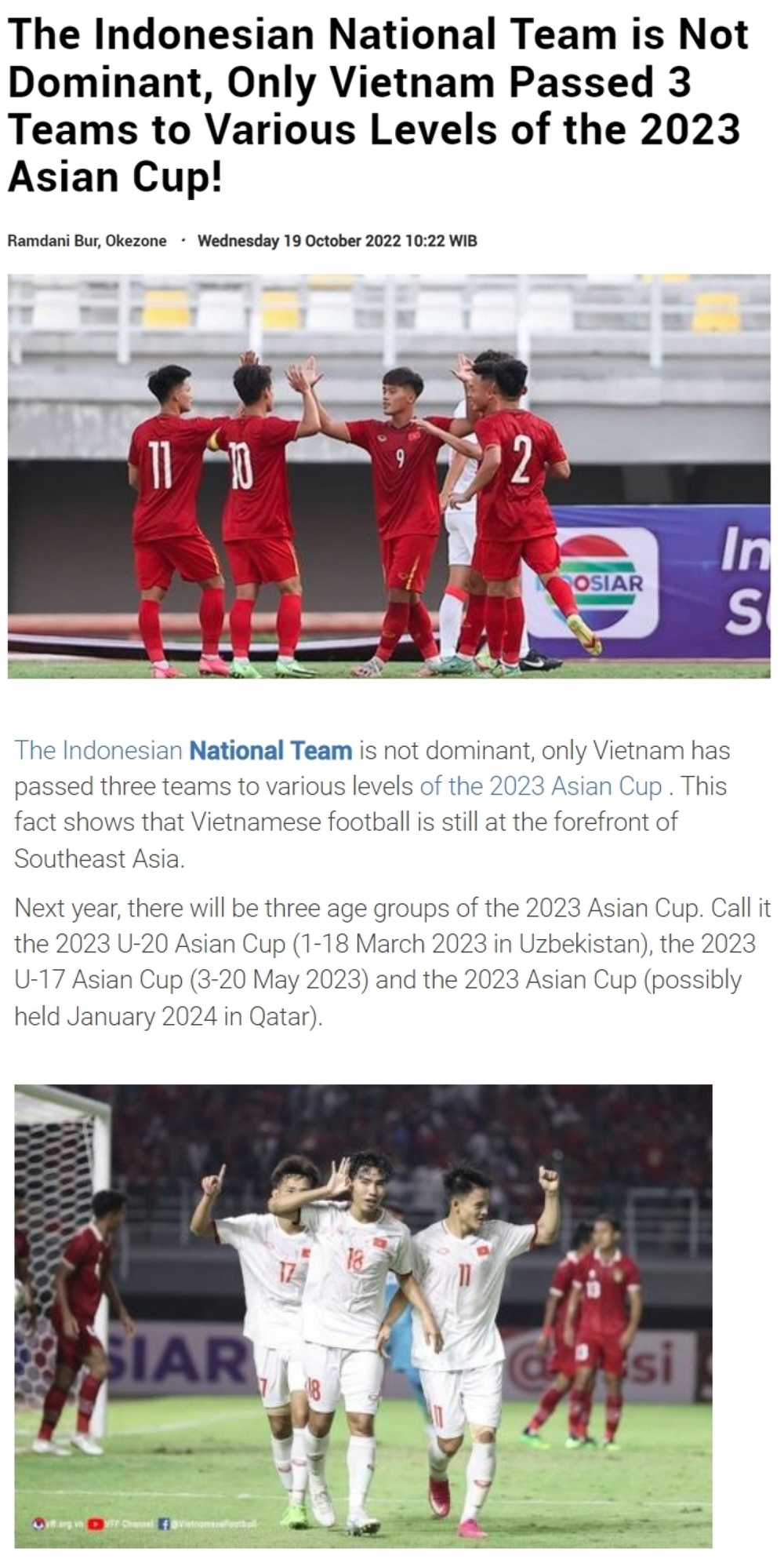 “Căn cứ địa” giúp bóng đá Việt Nam đạt thành tích khiến báo Indonesia thán phục - Ảnh 1.